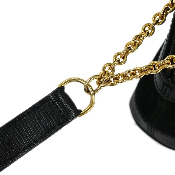 Celine Black Suede Shoulder Bag - Picture 6 of 11